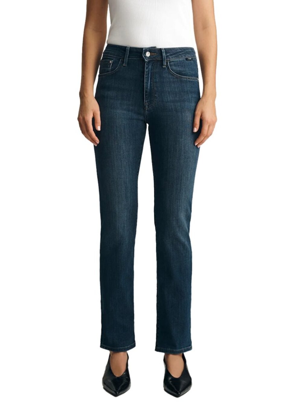 Mavi Kendra Straight Leg Jeans — Size 30/34 | Indigo Supersoft | Gently Used